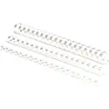 Fellowes - 6 mm - 21 ringer - A4 (210 x 297 mm) - 20 ark - hvit - 100 stk plastbindekam - for Fellowes Galaxy 500, Orion 500, Pulsar+ 300, Quasar+ 500, Star 150, Starlet 2, Starlet 2+