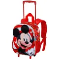 KARACTERMANIA Disney Mickey Mouse Twirl Liten 3d-ryggsekk Med Hjul