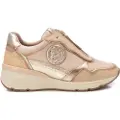 Carmela for woman. 16183003-HIELO Leather trainers 161830 beige (39), 1 to 3 cm, Laces, Casual