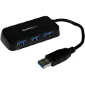 StarTech.com Bærbar 4-porters Mini Usb 3.0 Hub