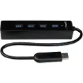 StarTech.com 4 Port Superspeed Bærbar Usb 3.0 Hub