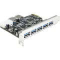 DeLOCK PCI Express Card > 5 x external + 2 x internal USB 3.0 - USB-adapter - PCIe 2.0 - USB 3.0 x 7