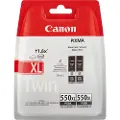 Canon Pgi-550xl Blekkpatron 2 Enheter