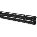 Digitus Professional DN-91548U - Koblingspanel - CAT 5e - UTP - RJ-45 X 48 - 2U - 19