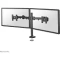 NeoMounts FPMA-D960DG - Monteringssett - full bevegelse - for 2 LCD-skjermer - svart - skjermstørrelse: 10-27 - malje, skrivebordsmonterbar