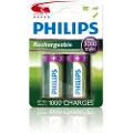 Philips Rechargeables Batteri R14B2A300/10, Oppladbart batteri, C, Nikkelmetallhydrid (NiMH), 1,2 V, 3000 mAh, Cd (kadmium), Hg (kvikksølv)