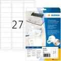 Herma Address labels for typewriters - Hvit - 30 x 67 mm 540 etikett(er) (20 ark x 27) adresselapper