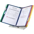 Tarifold Bord Display A4 10 Lommer Assorterede Farver