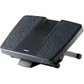 Fellowes Ultimate Foot Support - Fotstøtte - grå, svart