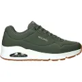 SKECHERS for man. 52458 Trainers Uno Stand On Air green (41), Flat, Laces, Casual