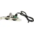 StarTech.com Motherboard Serial Port - Internal - 2 Port - Bus Powered - FTDI USB to Serial Adapter - USB to RS232 Adapter (ICUSB232INT2) - Seriell adapter - USB - RS-232 x 2
