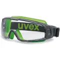 Uvex u-sonic - Vernebriller - klart glass - polykarbonat, textile - grå, lime