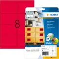 Herma Special - Papir - matt - permanent selv-adhesiv - lysende rød - 99.1 x 67.7 mm 160 etikett(er) (20 ark x 8) fluorescerende etiketter