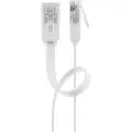 Goobay LAN CAT 6 UTP Flat - Hvit - 15 meter