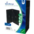 MediaRange Retail pack 4er-DVD-Box - DVD oppbevaringseske - kapasitet: 4 CD/DVD (en pakke 5)