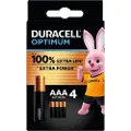 Duracell 5000394137516, Engangsbatteri, AAA, 4 stykker, Flerfarget
