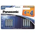Panasonic Evolta AAA/Lr03 Alkalisk batteri - (8 stk per pakke)