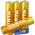 Varta Longlife Extra - Batteri 4 x AAA / LR03 - Alkalisk