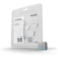Lindy USB Port Blocker - USB-portsperrer - blå (en pakke 10)