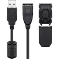 Pro 93284, 2 m, USB A, USB A, USB 2.0, Hankjønn/hunkjønn, Sort