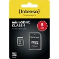Intenso - Flashminnekort - 8 GB - SDHC