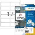 Herma Spesial - Papir - matt - flyttbar selvklebende - hvit - 99,1 x 42,3 mm 300 etikett(er) (25 ark x 12) adresseetiketter