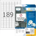 Herma Special - Papir - matt - fjernbart selv-adhesiv - hvit - 25.4 x 10 mm 4725 etikett(er) (25 ark x 189) merkelapper