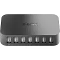 D-Link DUB-H7 7 Ports Hub USB-hub - 7 porter - Svart