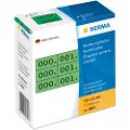 Herma - Svart, grønn - 10 x 22 mm 3000 etikett(er) (1000 ark x 3) selvklebende nummeretiketter