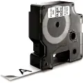 Dymo Merkebånd Dymo D1 19 mm, svart på hvit