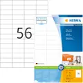 Herma Premium - Papir - matt - permanent selv-adhesiv - hvit - 52.5 x 21.2 mm 11200 etikett(er) (200 ark x 56) laminerte etiketter