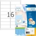 Herma Premium - Papir - matt - permanent selv-adhesiv - hvit - 99.1 x 33.8 mm 400 etikett(er) (25 ark x 16) laminerte adresseetiketter