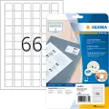 Herma Special - Papir - matt - permanent selv-adhesiv - belagt - hvit - 25.4 x 25.4 mm - 90 g/m² - 1650 etikett(er) (25 ark x 66) merkelapper
