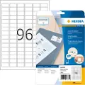 Herma Special - Papir - matt - permanent selv-adhesiv - belagt - hvit - 30.5 x 16.9 mm - 90 g/m² - 2400 etikett(er) (25 ark x 96) merkelapper