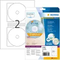 Herma Special Maxi - Papir - matt - permanent selvklebende - hvit - 116 mm rund 20 etikett(er) (10 ark x 2) ugjennomsiktige CD/DVD-etiketter