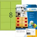 Herma Special - Papir - matt - permanent selv-adhesiv - lysende grønn - 99.1 x 67.7 mm 160 etikett(er) (20 ark x 8) fluorescerende etiketter