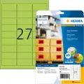 Herma Special - Papir - matt - permanent selv-adhesiv - lysende grønn - 63.5 x 29.6 mm 540 etikett(er) (20 ark x 27) fluorescerende etiketter