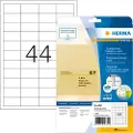 Herma Special etiket 48.3 x 25.4 mm hvid mat selvklæbende permanent - gennemsigtig m/1100 etiketter (25 ark x 44 stk.)
