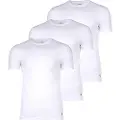 Ralph Lauren for man. 714830304003 Pack of 3 white Crew undershirts (XL), Homewear, Cotton, Short sleeve