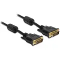 Goobay Dual Link DVI-D Full HD Kabel - 10m - Gullbelagt - Svart