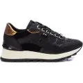 Xti for woman. 14001601-NEGRO Sneakers 140016 black (40), Fabric, 3 to 5 cm, Laces, Casual