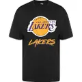 New Era Los Angeles Lakers Nba Script Mesh Kortarmet T-skjorte