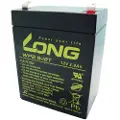 Long WP2.9-12 Blybatteri 12 V 2.9 Ah Blyfleece (B x H x T) 79 x 107 x 56 mm Fladstik 4,8 mm Lav selvafladning, Vedligeholdelsesfri