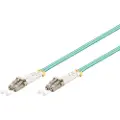 Goobay - Nettverkskabel - LC multimode (hann) til LC multimode (hann) - 0,5 m. - fiberoptikk - 50 / 125 my - OM3 - halogenfri - akvamarin