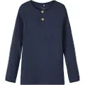 Name it Ribb Knapp Langermet Topp