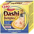 Inaba Foods Inaba DASHI komplementær kattemat - buljong med kylling og tunfisksmak 70 g
