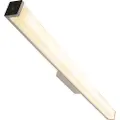 QAZQA Moderne badvegglampe stål 92 cm IP44 - Cascada