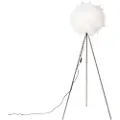 QAZQA Smart romantisk gulvlampe hvit inkl. Wifi A60 - Feather