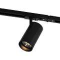 QAZQA Moderne skinnesystem med 5 spotter svart 1-fase GU10 70mm - Iconic Jeana Luxe