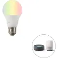 LUEDD Smart E27 RGBW LED-pære A60 9W 806 lm 2200-4000K